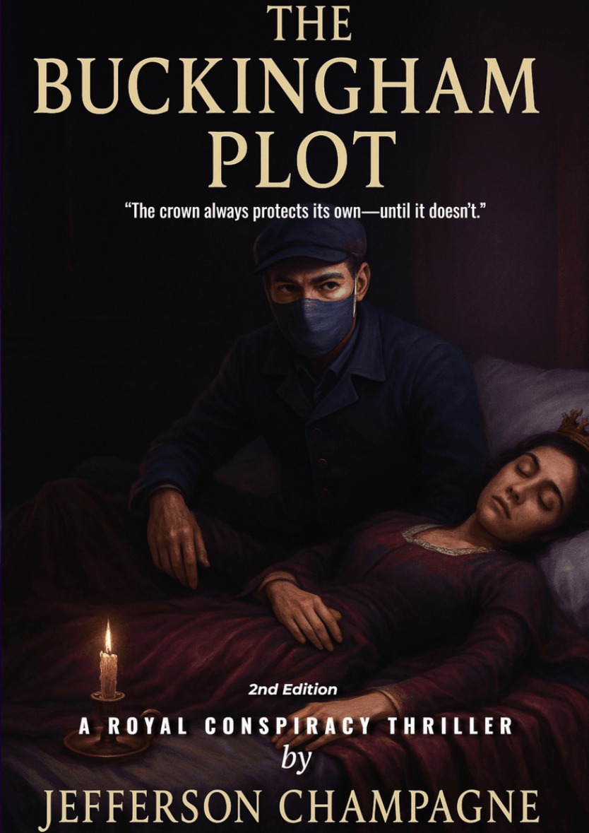 The Buckingham Plot — Second Edition: A royal conspiracy thriller by Jefferson Champagne — cover artwork